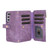 For Samsung Galaxy S22+ 5G Dream 9-Card Wallet Zipper Bag Leather Phone Case(Purple)