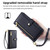 For iPhone 12 Pro Max Sheep Texture Cross-body Zipper Wallet Leather Phone Case(Black)