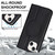 For iPhone 13 mini Rhombic MagSafe RFID Anti-Theft Wallet Leather Phone Case(Black)