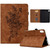 For Lenovo Tab P11 Peony Butterfly Embossed Leather Smart Tablet Case(Brown)