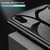 For Vivo X23 Texture Gradient Glass Protective Case(Red)