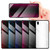 For Vivo X23 Texture Gradient Glass Protective Case(Red)