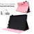 For Amazon Fire HD 10 / HD 10 Plus 2021 Suede Cross Texture Magnetic Clasp Leather Tablet Case(Pink)