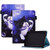 For Amazon Kindle Paperwhite 4/3/2/1 Colored Drawing Stitching Elastic Band Leather Smart Tablet Case(Bubble Cat)