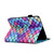 For Amazon Kindle Paperwhite 5 Colored Drawing Stitching Elastic Band Leather Smart Tablet Case(Wavy Pattern)