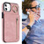 For iPhone 11 Retro Ring and Zipper RFID Card Slot Phone Case(Pink) For iPhone 11 Retro Ring and Zipper RFID Card Slot Phone Case(Pink)