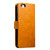 For iPhone 6 Plus GUSSIM Magnetic Horizontal Flip Leather Case with Holder & Card Slots & & Wallet(Yellow)