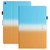 For Amazon Kindle Fire HD8 2018 / 2017 / 2016 Stitching Gradient Leather Tablet Case(Blue Orange)