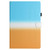 For Amazon Kindle Fire HD8 2018 / 2017 / 2016 Stitching Gradient Leather Tablet Case(Blue Orange)