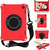 For Amazon Kindle Fire HD 8 / 8 Plus 2022 / 2020 Spider King Silicone Protective Tablet Case(Red)
