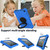 For Amazon Kindle Fire HD 8 2022 / 2020 Spider King Silicone Protective Tablet Case(Blue)