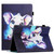 For Amazon Paperwhite 5 2021 Coloured Drawing Stitching Smart Leather Tablet Case(Elephant)