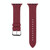 Bamboo Joint Silicone Watch Band For Apple Watch Series 7 45mm / 6 & SE & 5 & 4 44mm / 3 & 2 & 1 42mm(Wine Red)