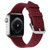 Bamboo Joint Silicone Watch Band For Apple Watch Series 7 45mm / 6 & SE & 5 & 4 44mm / 3 & 2 & 1 42mm(Wine Red)