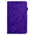 For Amazon Fire 7 2015 2017 2019 Fortune Tree Pressure Flower PU Tablet Case with Wake-up / Sleep Function(Purple)