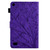 For Amazon Fire 7 2015 2017 2019 Fortune Tree Pressure Flower PU Tablet Case with Wake-up / Sleep Function(Purple)