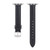 14mm Slim Genuine Leather Watch Band Watch Band For Apple Watch Series 9&8&7 41mm / SE 3&SE 2&6&SE&5&4 40mm / 3&2&1 38mm(Black)