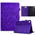 For Huawei Enjoy Tablet 2 / MatePad T 10 / MatePad T 10S / Honor Pad 6 / Honor Pad X6 Fortune Tree Pressure Flower PU Tablet Case (Purple)