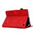 For Amazon Fire HD 8 / HD 8 Plus 2020 2022 Fortune Tree Pressure Flower PU Tablet Case with Wake-up / Sleep Function(Red)