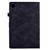 For Huawei Enjoy Tablet 2 / MatePad T 10 / MatePad T 10S / Honor Pad 6 / Honor Pad X6 Fortune Tree Pressure Flower PU Tablet Case (Black)