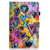 For Lenovo Tab M9 Sewing Thread Horizontal Painted Tablet Leather Case(Love)