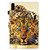 For Lenovo Tab M9 Sewing Thread Horizontal Painted Tablet Leather Case(Lion)