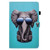 For Lenovo Tab P11 Pro Gen 2 Sewing Thread Horizontal Painted Tablet Leather Case(Glasses Elephant)