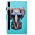 For Lenovo Tab P11 Pro Gen 2 Sewing Thread Horizontal Painted Tablet Leather Case(Glasses Elephant)