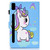 For Lenovo Tab P11 Pro Gen 2 Sewing Thread Horizontal Painted Tablet Leather Case(Rainbow Unicorn)