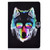 For Lenovo Tab P11 Gen 2 Colored Drawing Horizontal Flip Tablet Leather Case(Glasses Wolf)