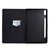 For Lenovo Tab P11 Pro Gen 2 Coloured Drawing Leather Tablet Case(Braided Belt)