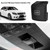 Car Sunroof Switch Button Dome Light Button for Mercedes-Benz W204 / X204 2008-2015(Black)
