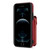 For iPhone 8 Plus / 7 Plus Zipper Hardware Card Wallet Phone Case(Red)