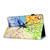 For Lenovo Tab M10 Plus TB-X606F Colored Drawing Stitching Horizontal Flip Leather Case, with Holder & Card Slots & Sleep / Wake-up Function(Colorful Tree)