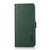 For Xiaomi 13 Ultra KHAZNEH Side-Magnetic Litchi Genuine Leather RFID Phone Case(Green)