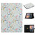 For Amazon Kindle Fire HD 10 Flower Pattern Horizontal Flip Leather Case with Card Slots & Holder(Small Floral)