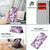 For Samsung Galaxy S20+ Cloud Fog Pattern Horizontal Flip Leather Case with Holder & Card Slot & Wallet(Purple)
