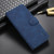 For OPPO A94 5G / A95 5G / Reno5Z 5G / F19 Pro+ AZNS Skin Feel Calf Texture Horizontal Flip Leather Case with Card Slots & Holder & Wallet(Blue)