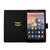 For Amazon Kindle Fire HD 10 Flower Pattern Horizontal Flip Leather Case with Card Slots & Holder(Pink Flower)