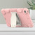 3-Layer Protection Screen Frame + PC + Silicone Shockproof Combination Case with Holder For iPad mini 5 / 4(Cherry Blossoms Pink)