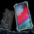 For iPhone X R-JUST Shockproof Armor Metal Protective Case(Blue)