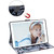 For Huawei MatePad T8 Colored Drawing Pattern Horizontal Flip PU Leather Case with Holder & Card Slots & Wallet(Tiger)