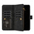 For Samsung Galaxy Z Fold4 Rhombus Texture Zipper Wallet Leather Phone Case(Black)