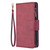 For iPhone XS Max Skin Feel Detachable Magnetic Zipper Horizontal Flip PU Leather Case with Multi-Card Slots & Holder & Wallet & Photo Frame & Lanyard(Red)