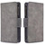 For iPhone XS Max Skin Feel Detachable Magnetic Zipper Horizontal Flip PU Leather Case with Multi-Card Slots & Holder & Wallet & Photo Frame & Lanyard(Grey)