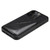 For iPhone XS Max Imitation Crocodile Leather Back Phone Case with Holder(Black)