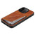 For iPhone XS / X Imitation Crocodile Leather Back Phone Case with Holder(Brown)