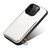 For iPhone XS / X Imitation Crocodile Leather Back Phone Case with Holder(White)