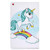 For Amazon Kindle Fire HD 8 2016/2017 Colored Drawing Pattern Horizontal Flip PU Leather Case with Holder & Card Slot & Sleep / Wake-up Function(Unicorn)