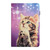 For Amazon Kindle Fire HD 8 (2016/2017/2018) Colored Drawing Pattern Horizontal Flip PU Leather Case with Holder & Card Slot & Sleep / Wake-up Function(Starry Cat)